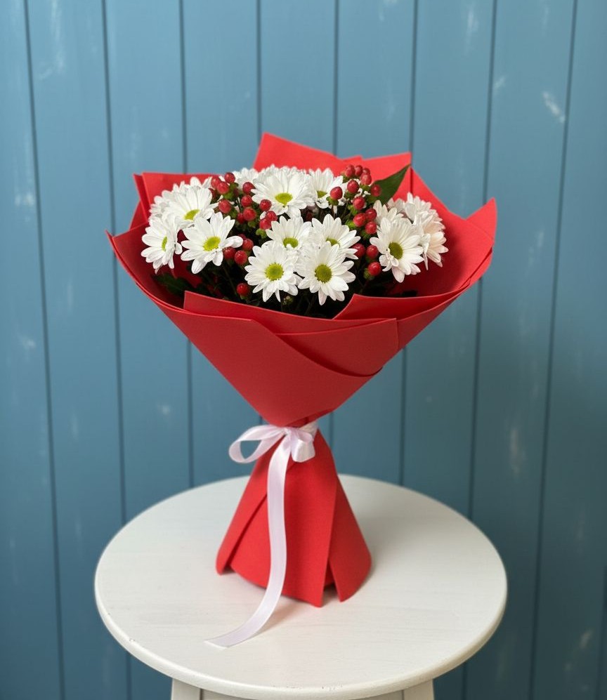 Букет цветов из: Хризантемы в городе Шелехов