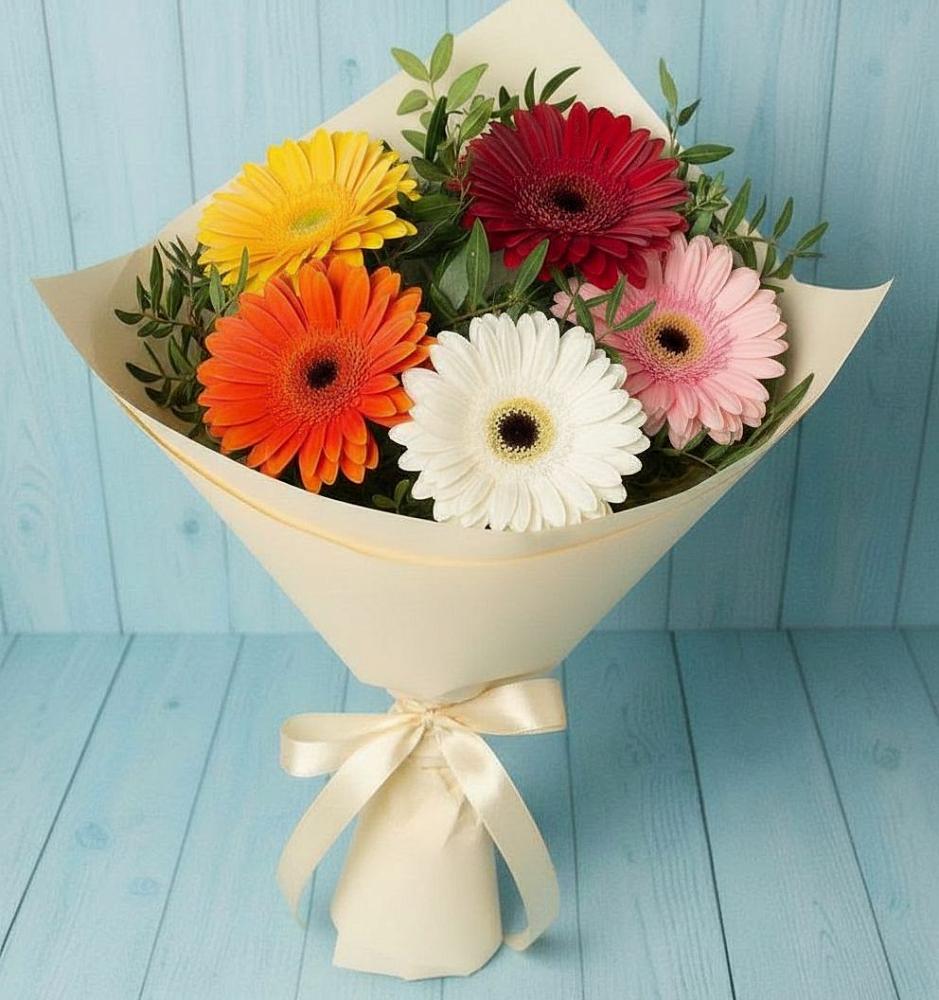 Букет цветов из: Герберы в городе Шелехов