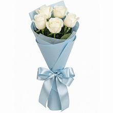Букет 5 Белых роз Проуд в городе Шелехов