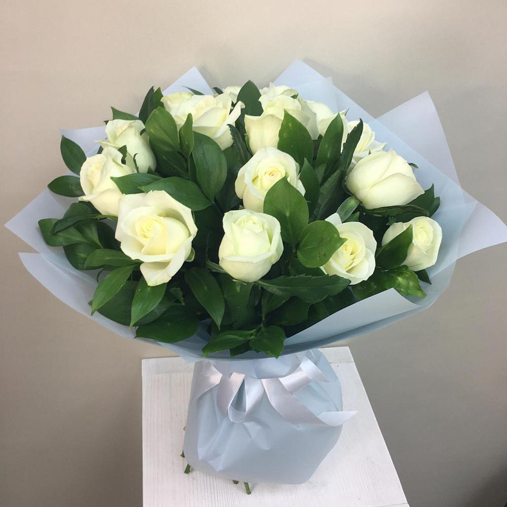 Букет 15 Белых роз Проуд в городе Шелехов
