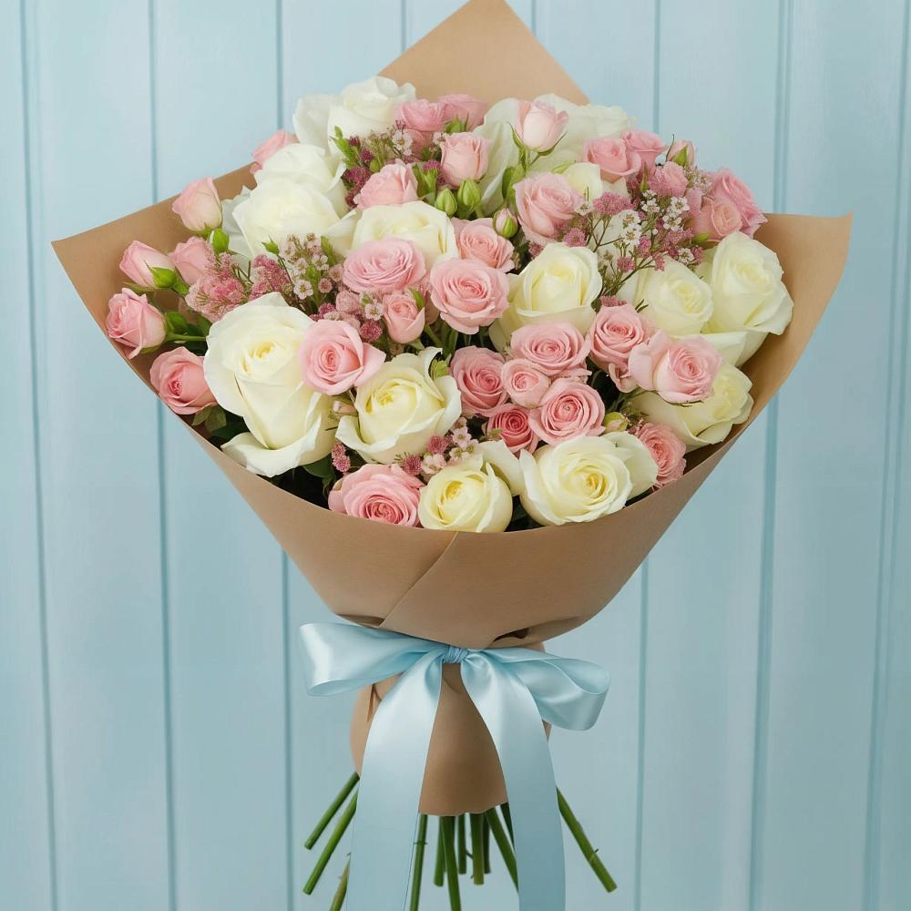Букет цветов из: Розы в городе Шелехов