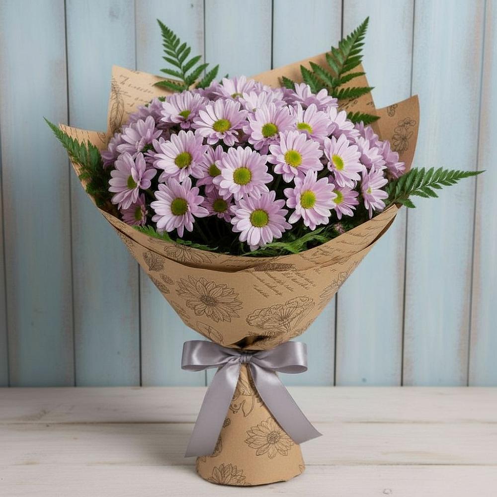 Букет цветов из: Хризантемы в городе Шелехов