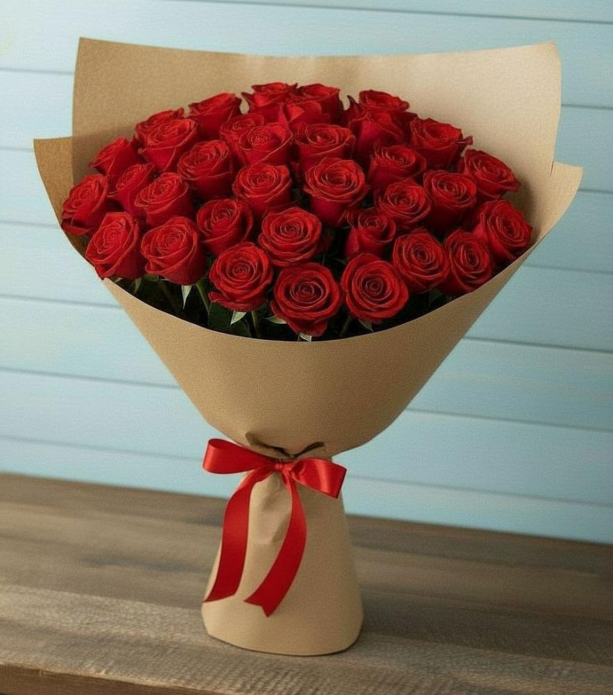 Букет Красные розы Милано в городе Шелехов