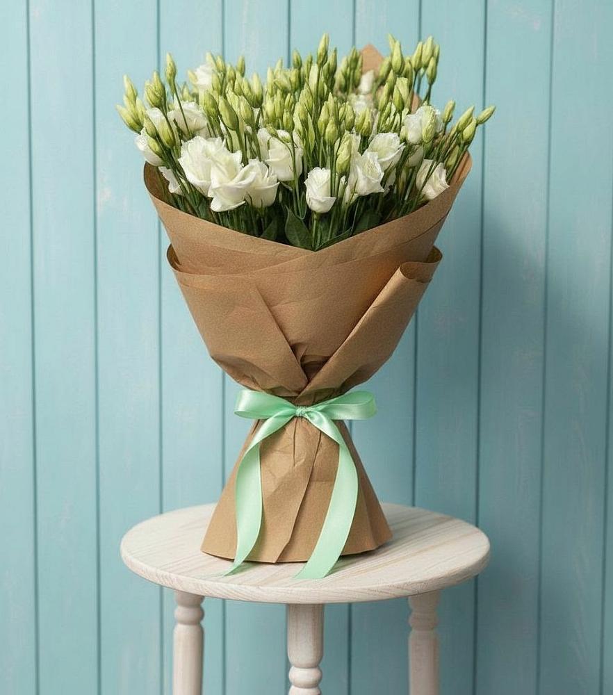 Букет цветов из: Лизиантусы в городе Шелехов