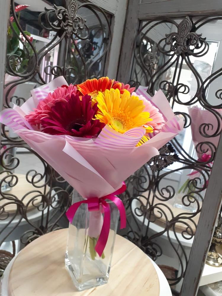 Букет цветов из: Герберы в городе Шелехов