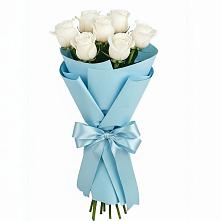 Букет 7 белых роз Проуд в городе Шелехов