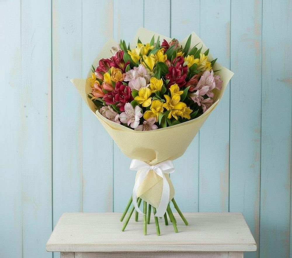 Букет цветов из: Альстромерии в городе Шелехов