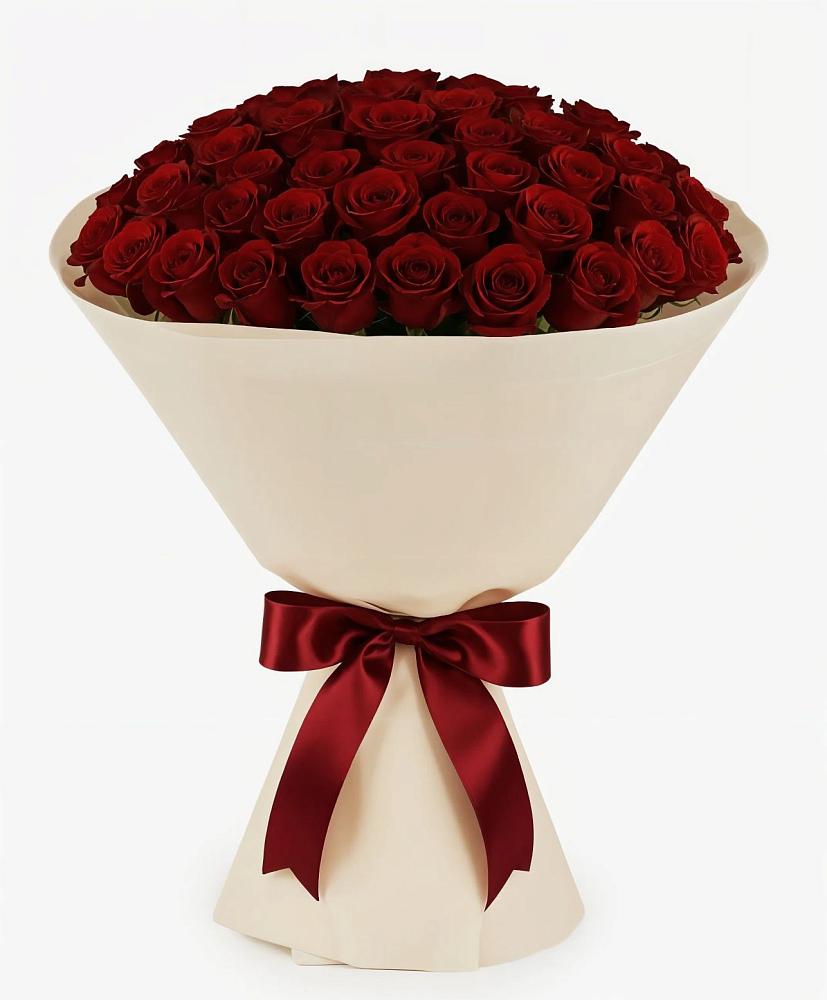 Букет 101 Бордовая роза Блэк Бакарра в городе Шелехов