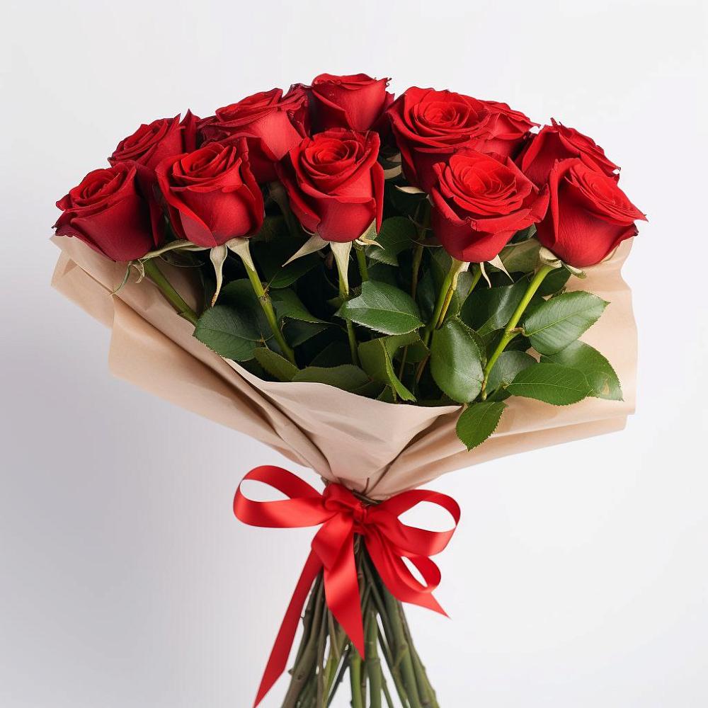 Букет 11 Красных роз Эдлесс Лав в городе Шелехов