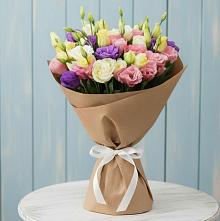 Букет цветов из:  Лизиантусы в городе Шелехов
